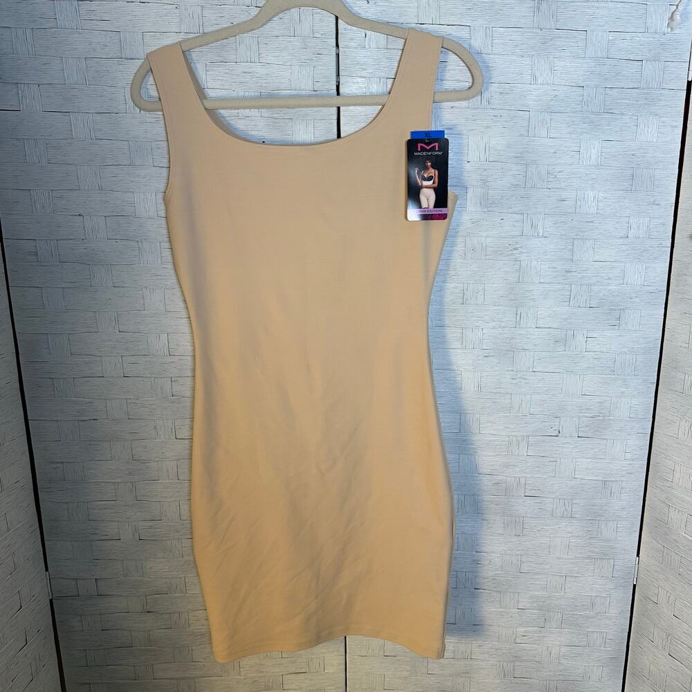 Maidenform women’s full body shape wear tan dress style soft no scenes